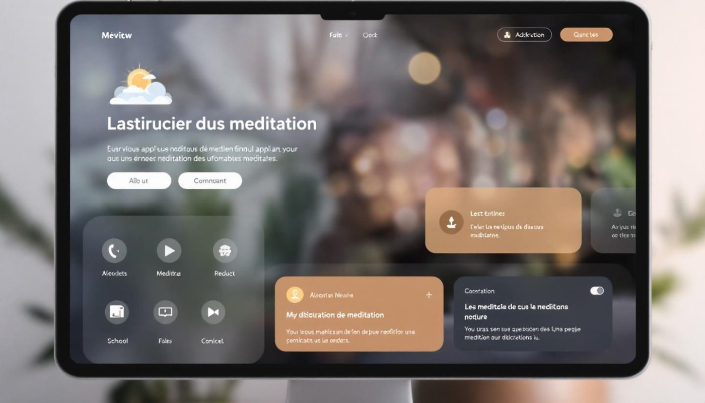 Applications de méditation Analyse approfondie des fonctionnalités pour un esprit serein